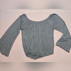 Elegant Women's Light Blue Blouse